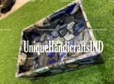 Stone Sink/ Geode Natural stone Bathroom sink and wash basin / Blue Agate Geode Sink / Nice Bathroom decor / Geode Wash Basin / Home Decor Unique Handicrafts IND